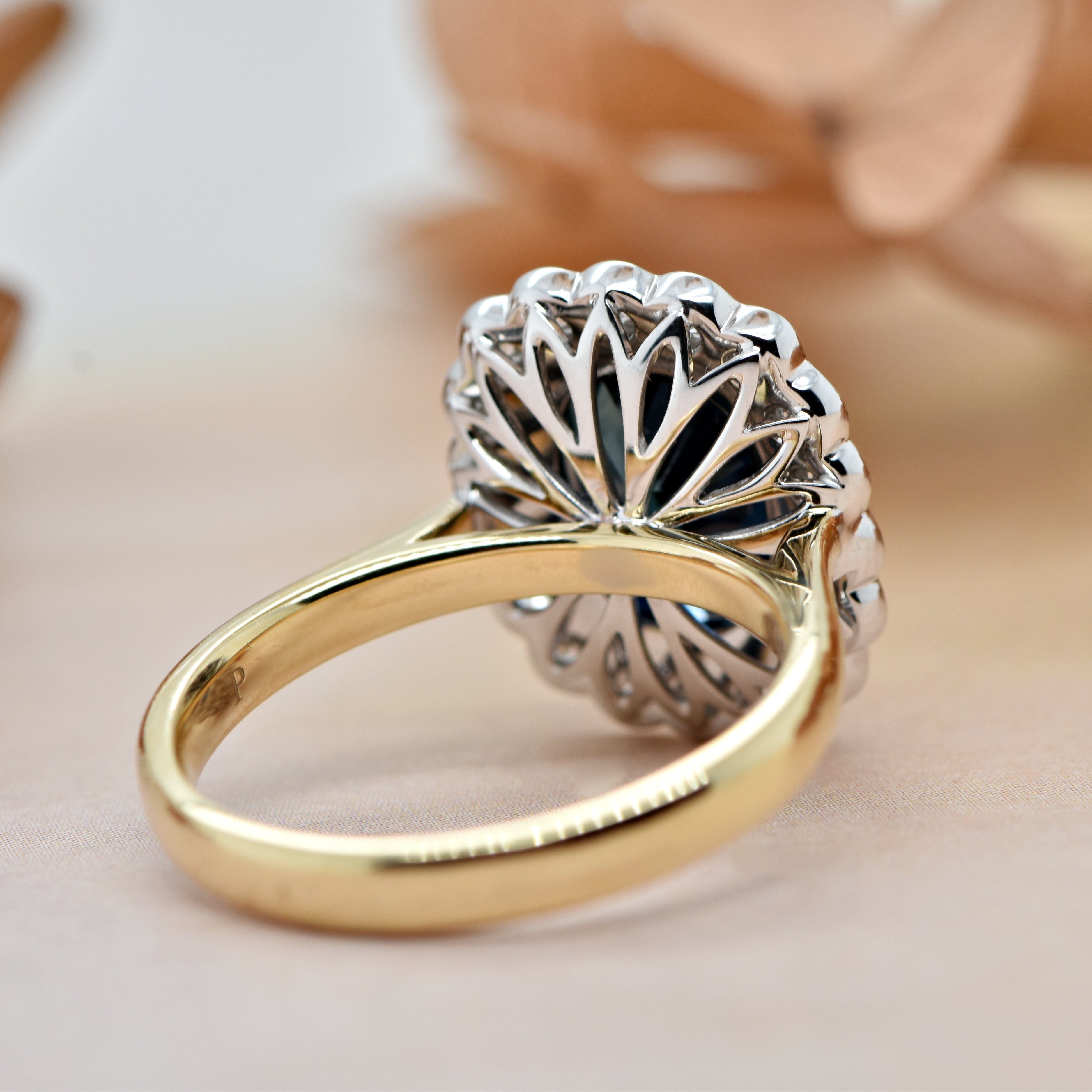 Sapphire Dreams "Diana' Oval Australian Sapphire Diamond Ring -EXCLUSIVELY PATON'S PLACE JEWELLERS