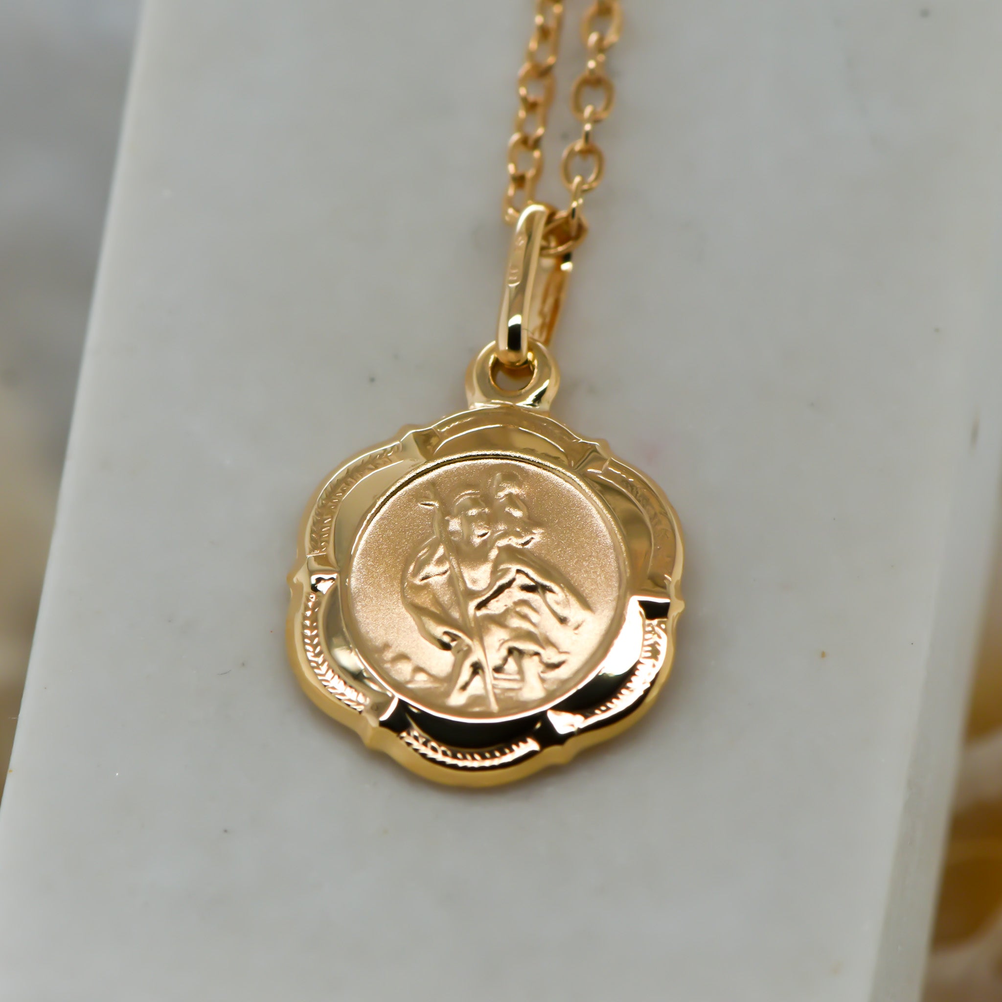 9ct St Christopher Medal