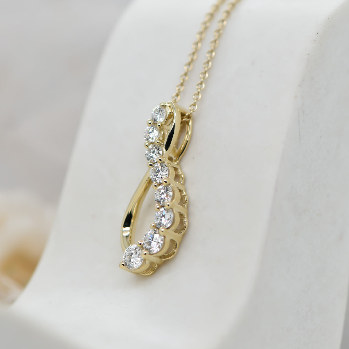 Lab Grown Diamond Infinity Pendant