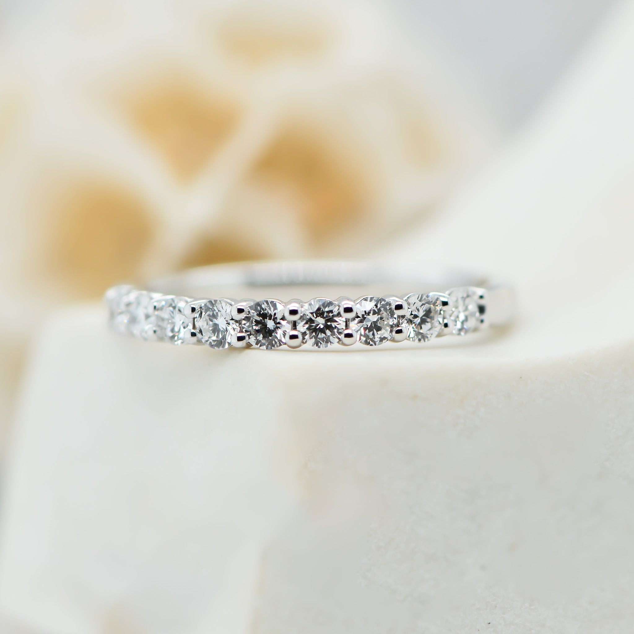 9ct Gold - Lab Diamond wedding band 0.50ct