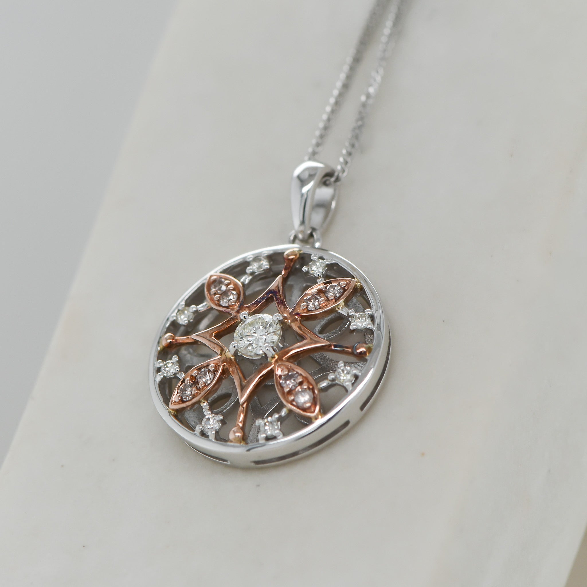 Pink Diamond Pendant