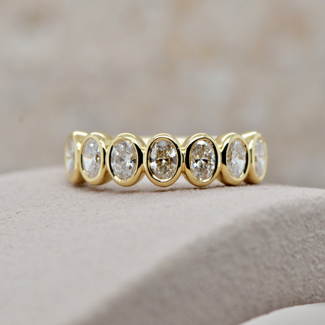 CELESTE - LAB GROWN 7 x Oval Diamond ring