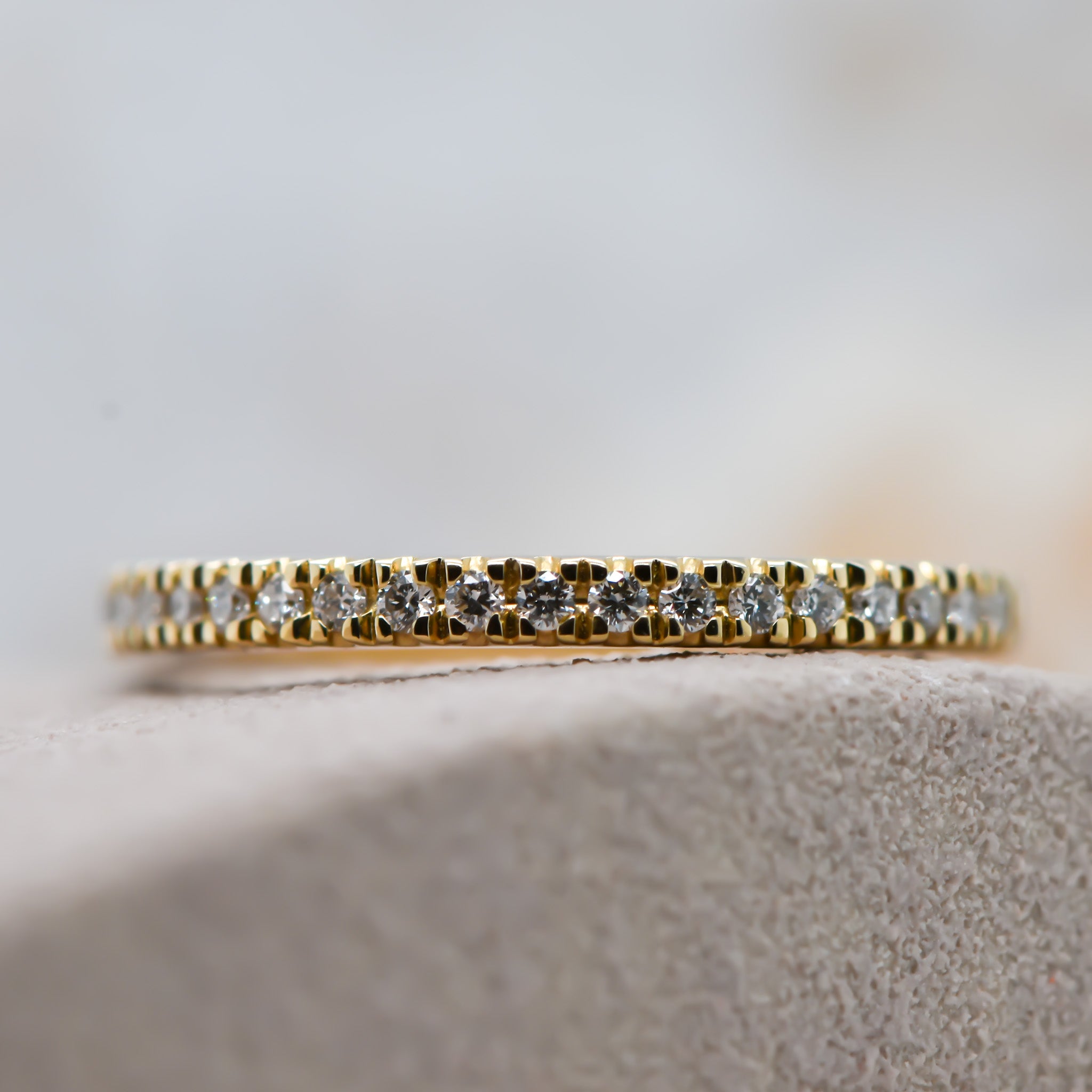 9ct Gold - Lab Diamond wedding band