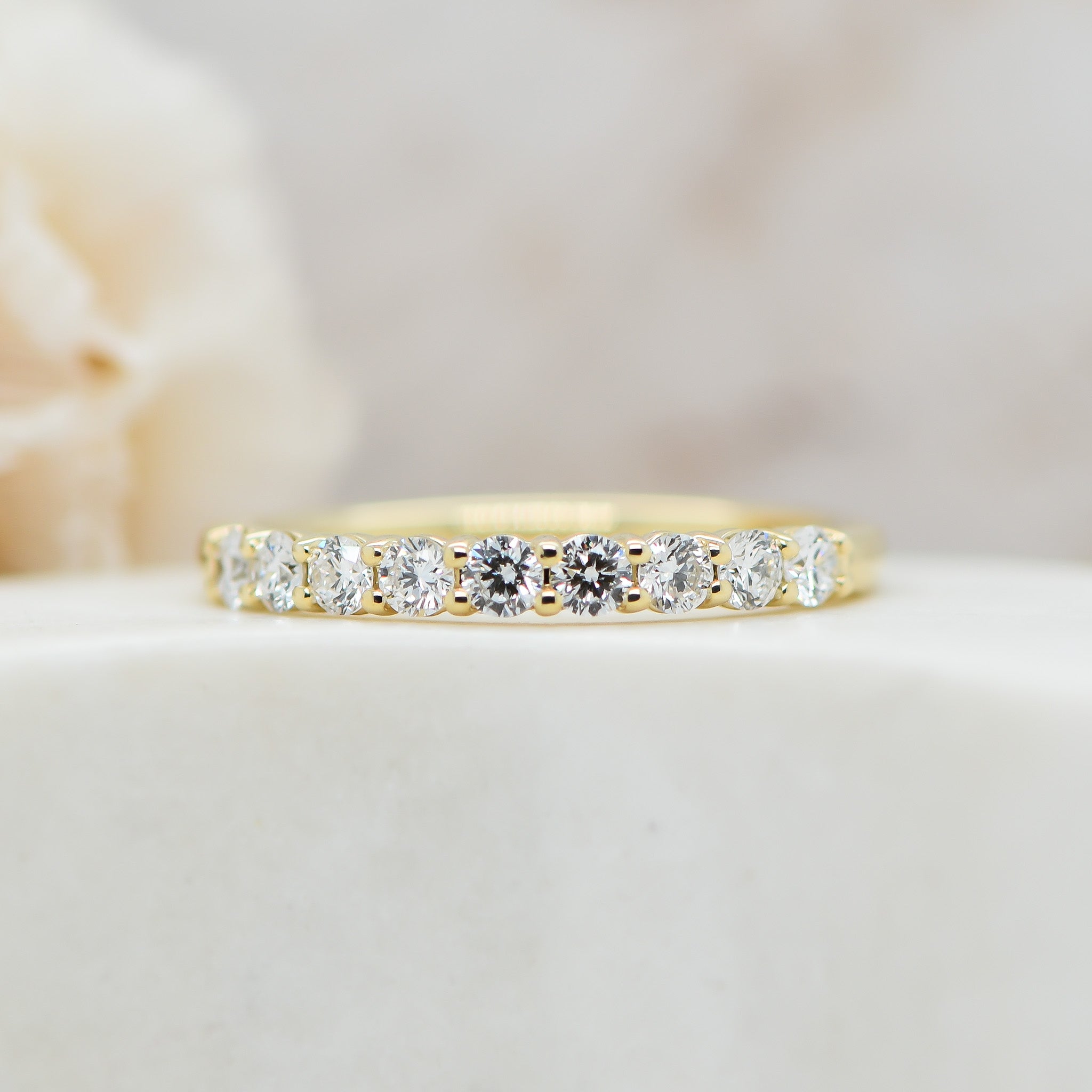 9ct Gold - Lab Diamond wedding band 0.50ct