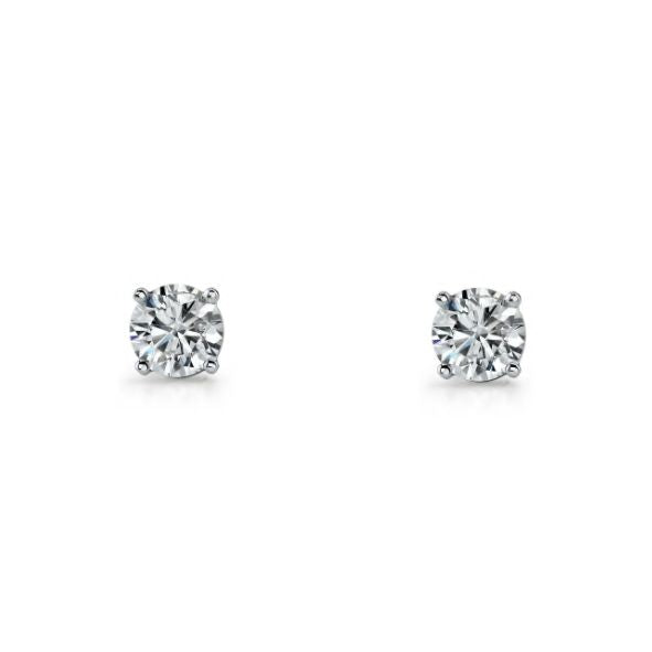 Zoe Austin - Sterling Silver claw set CZ Studs