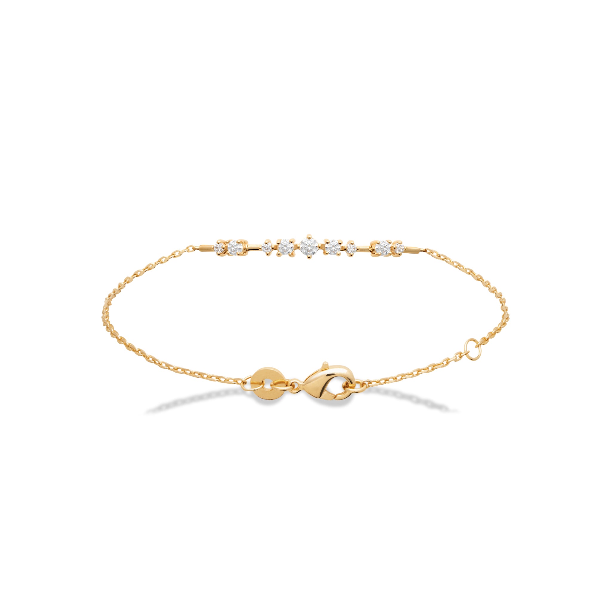 Zoe Austin - 18ct YG Plated cubic zirconia bracelet