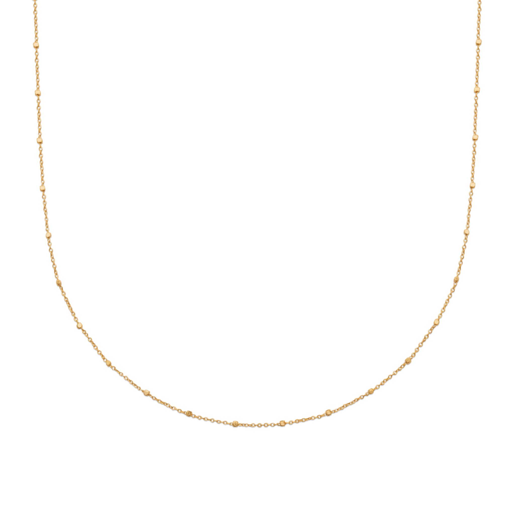 Zoe Austin - 18ct YG plated beaded necklace