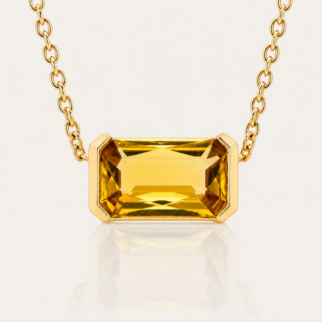 Flo | Heliodor Pendant | 9ct Yellow Gold | Exclusively Paton's Place