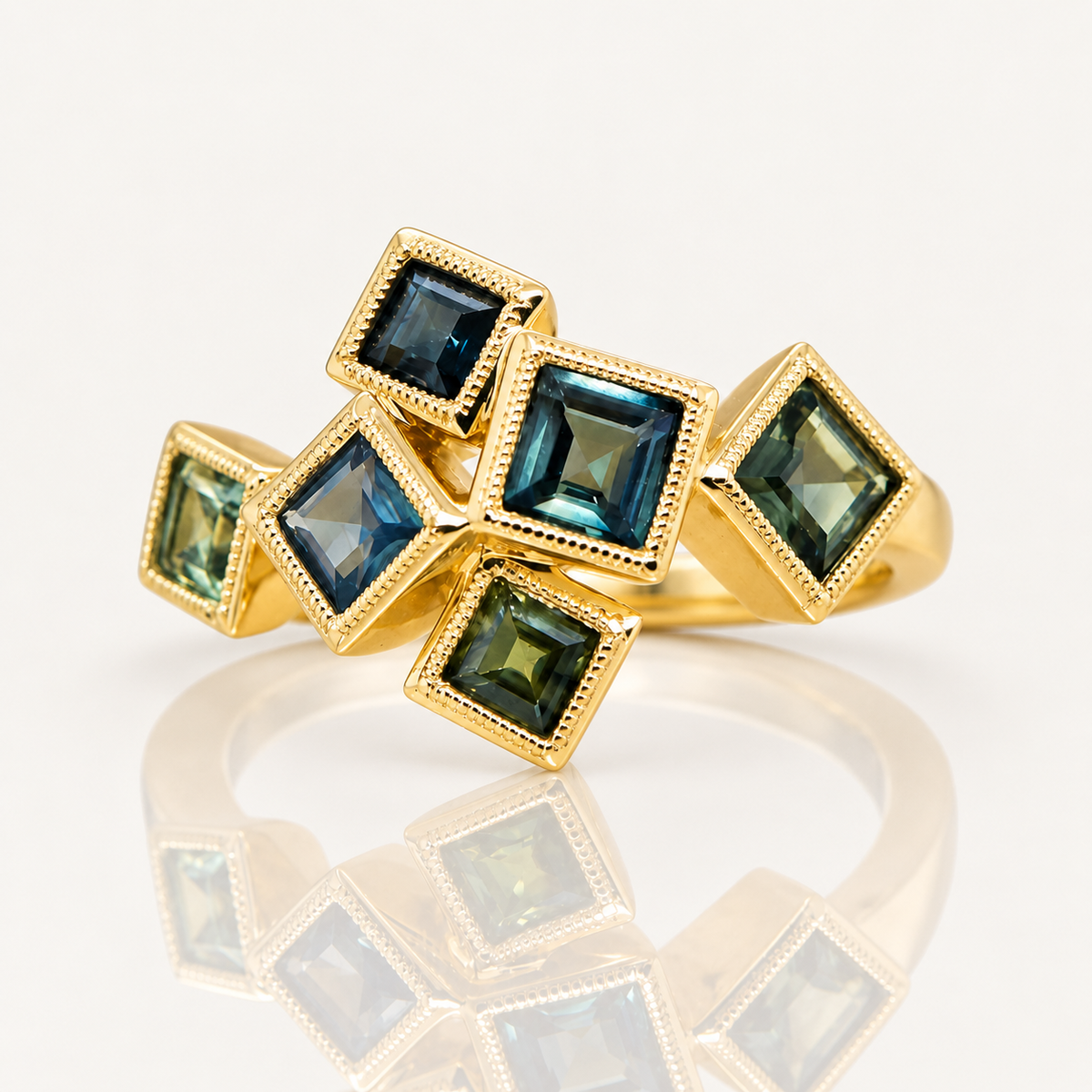 Frankie | Australian Sapphire Dress Ring | 9ct Yellow Gold | Exclusively Paton's Place