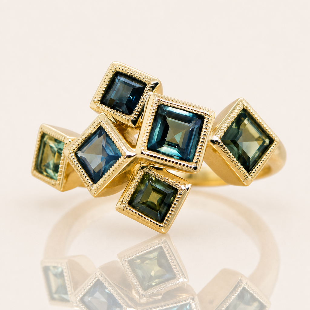 Frankie | Australian Sapphire Dress Ring | 9ct Yellow Gold | Exclusively Paton's Place