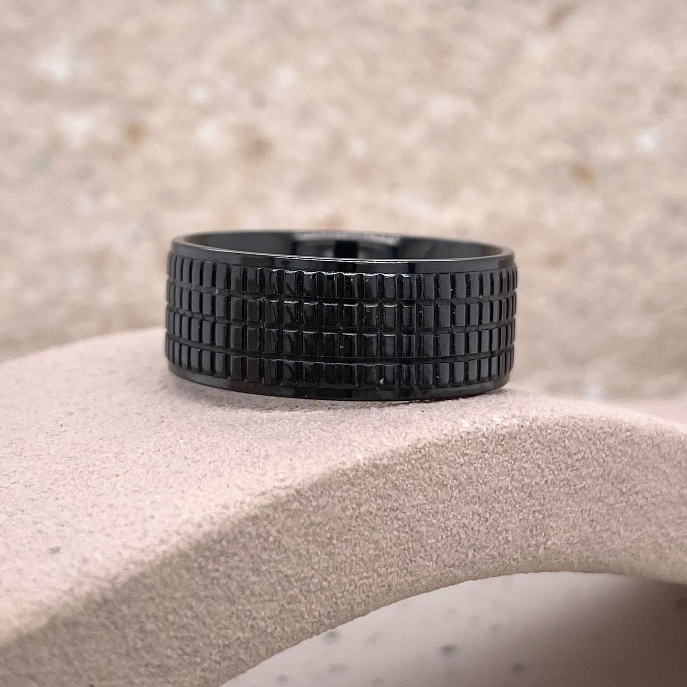 Black Zirconium Ring