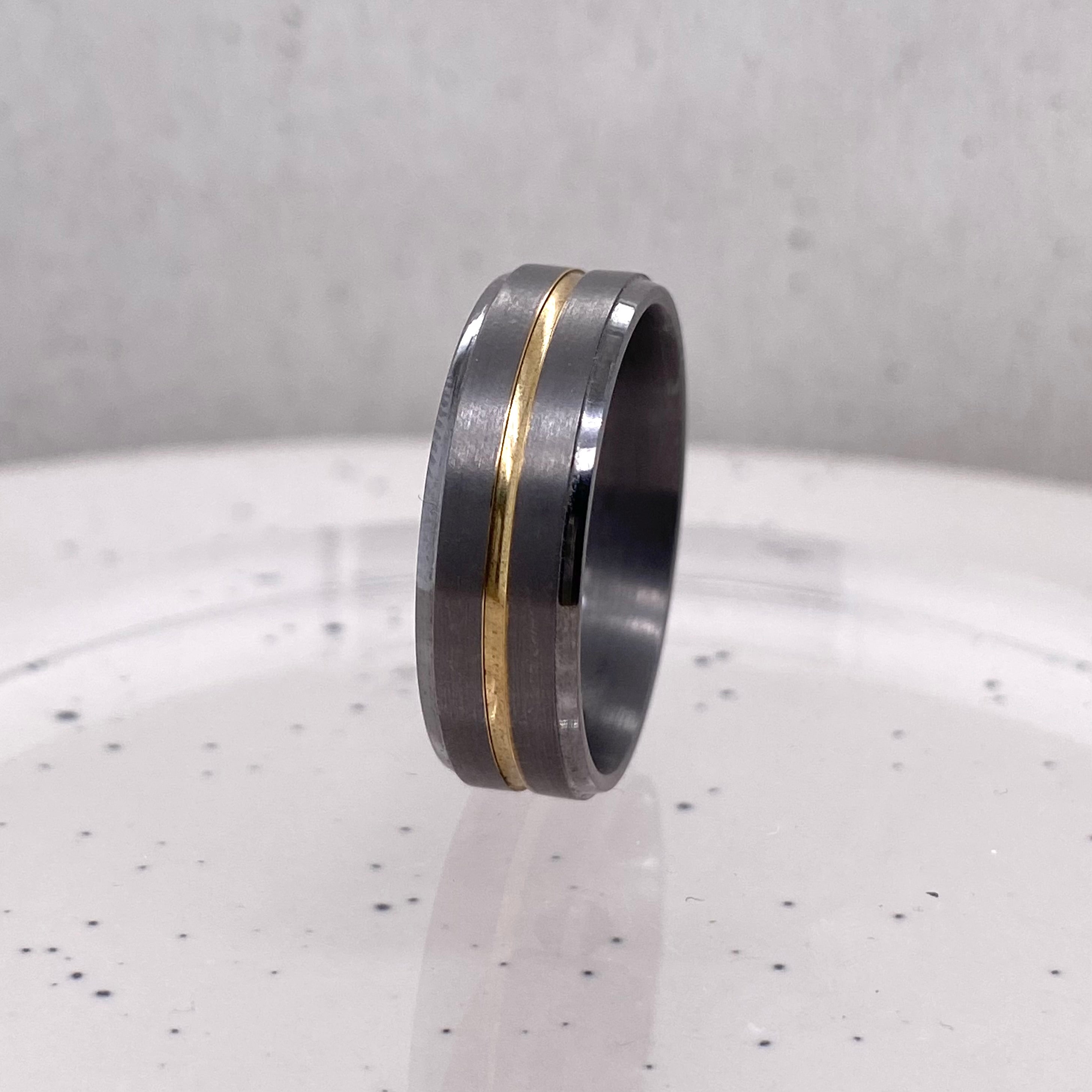 Tantalum & Yellow Gold Ring