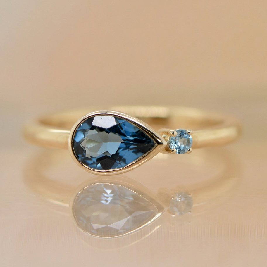 London Blue Topaz & Blue Topaz Ring