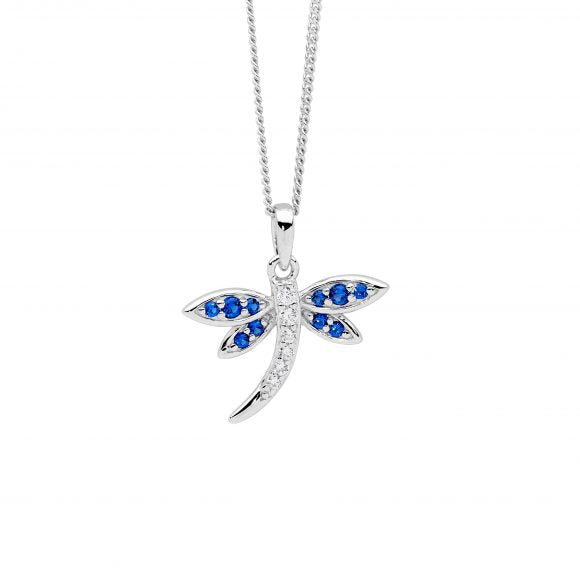Zoe Austin - Sterling Silver Dragonfly pendant on chain