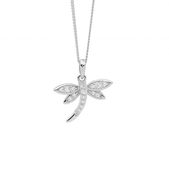 Zoe Austin - Sterling Silver Dragonfly pendant on chain