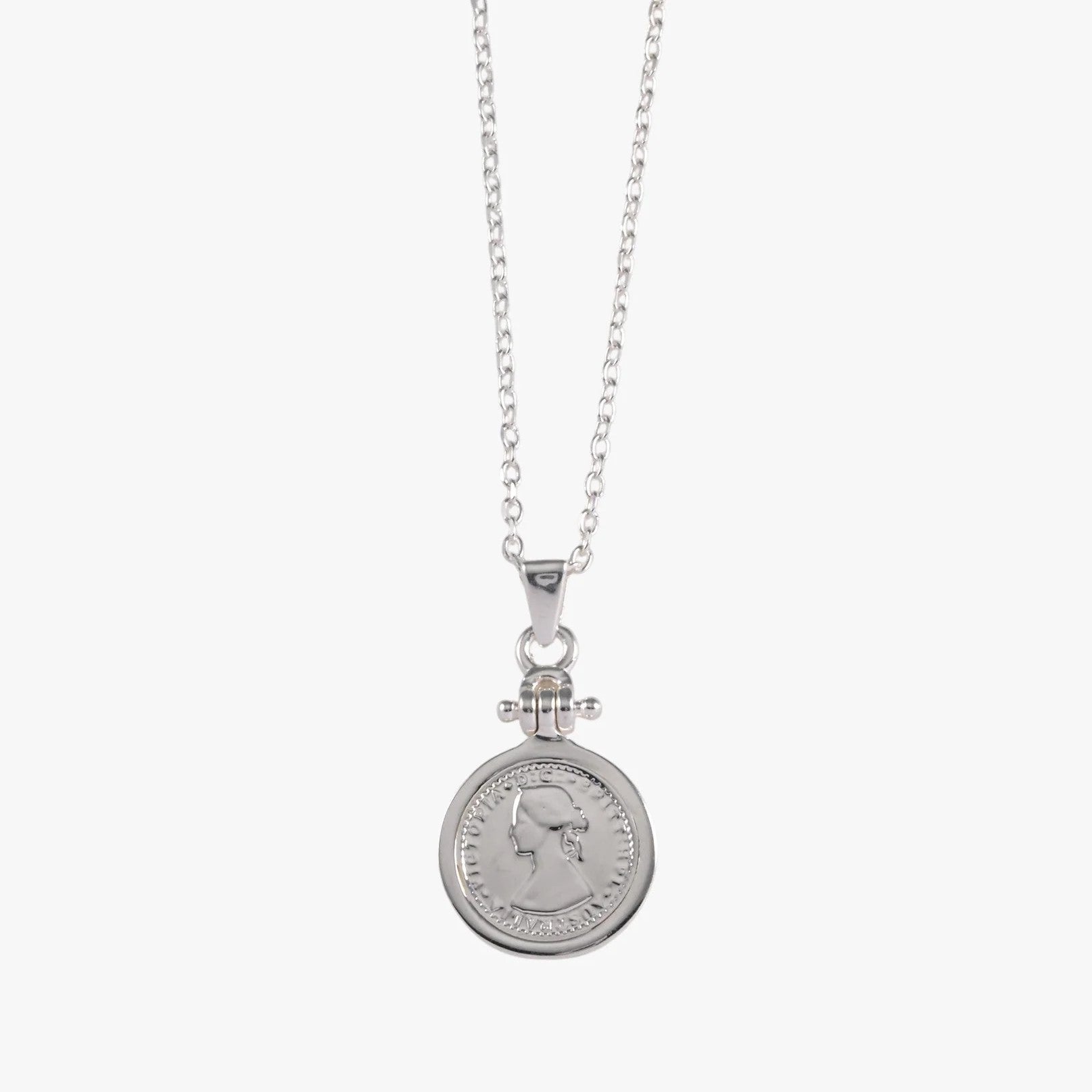 Von Treskow - Fine Belcher Necklace With Hinged Mini Coin