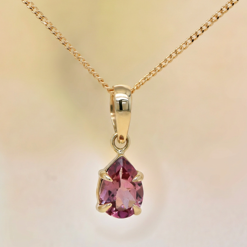 Pear Tourmaline Pendant