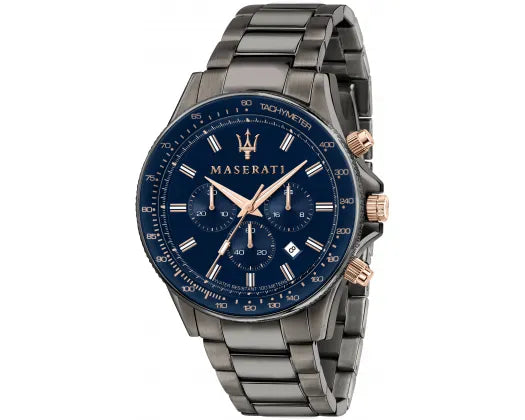 Maserati Sfida Gun Metal - Blue Dial
