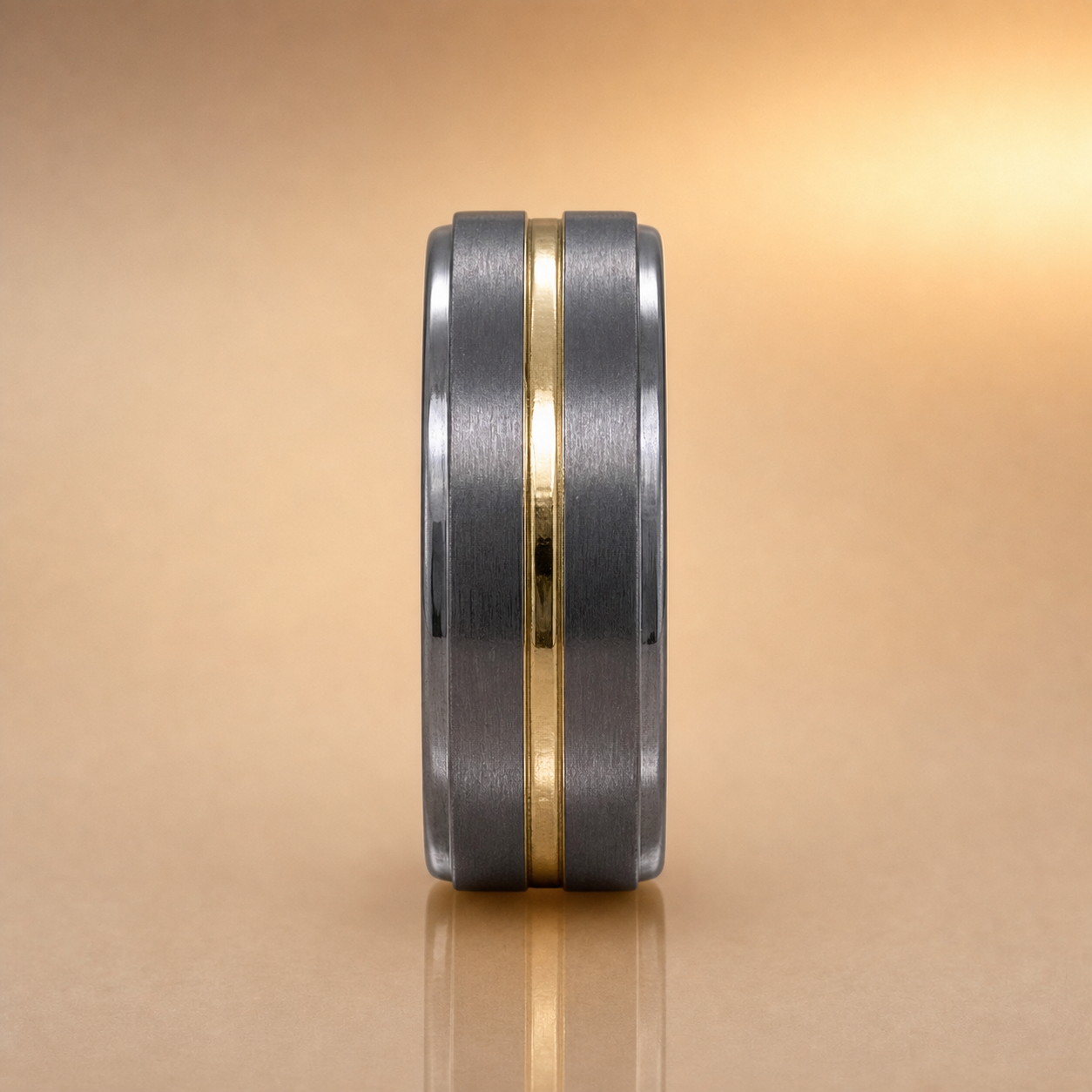 Tantalum & Yellow Gold Ring