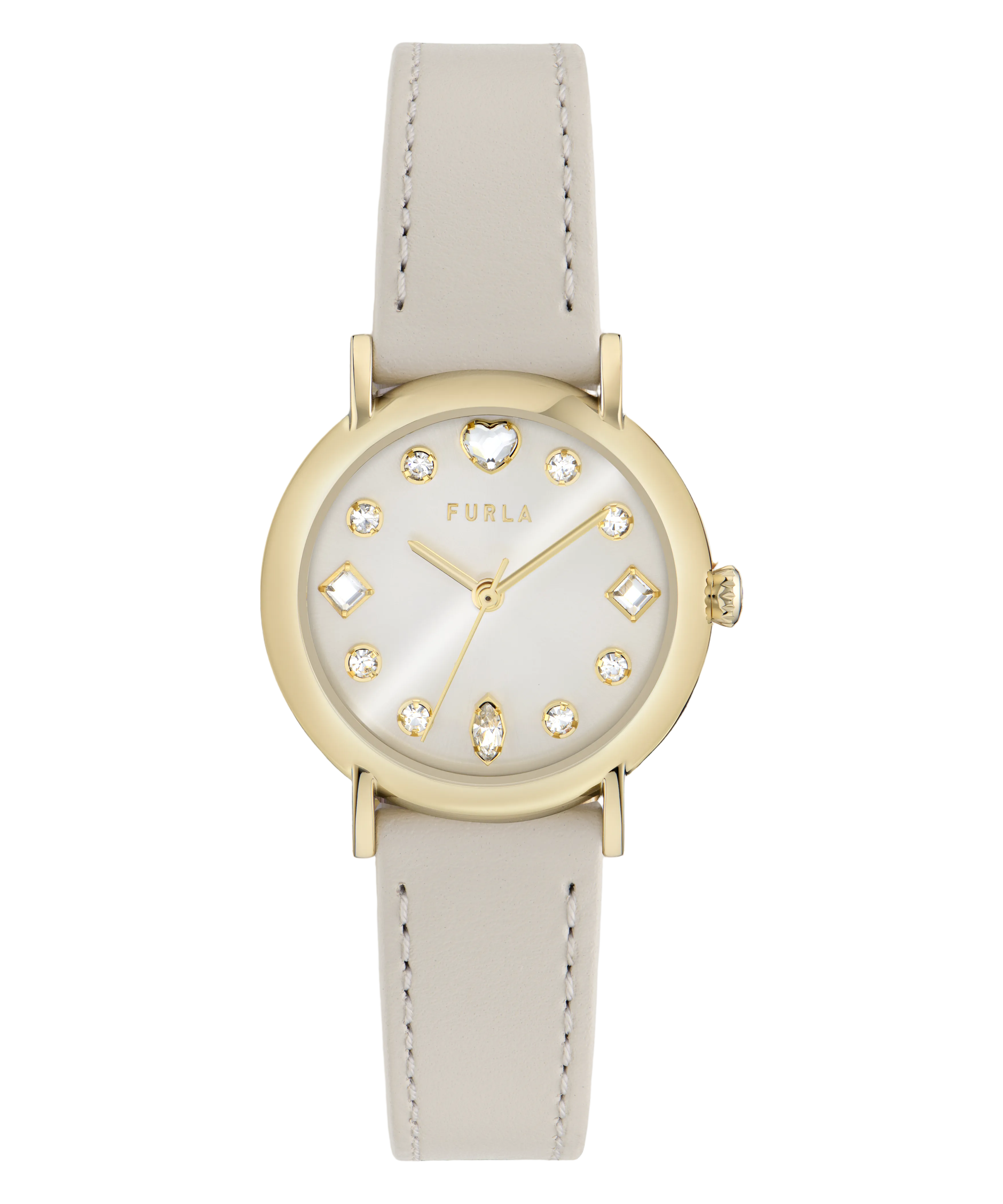 Furla - Easy Shape Gold/beige strap