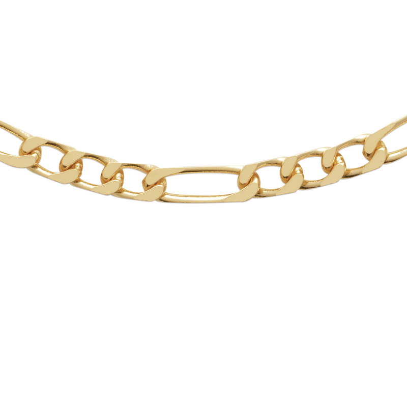 Zoe Austin - 18CT YG PLATED FIGARO CHAIN 55CM