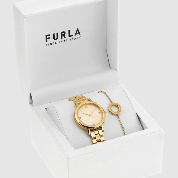 Furla - Petite Shape Gold (Set with Bracelet)