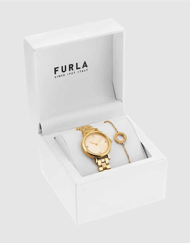 Furla - Petite Shape Gold (Set with Bracelet)