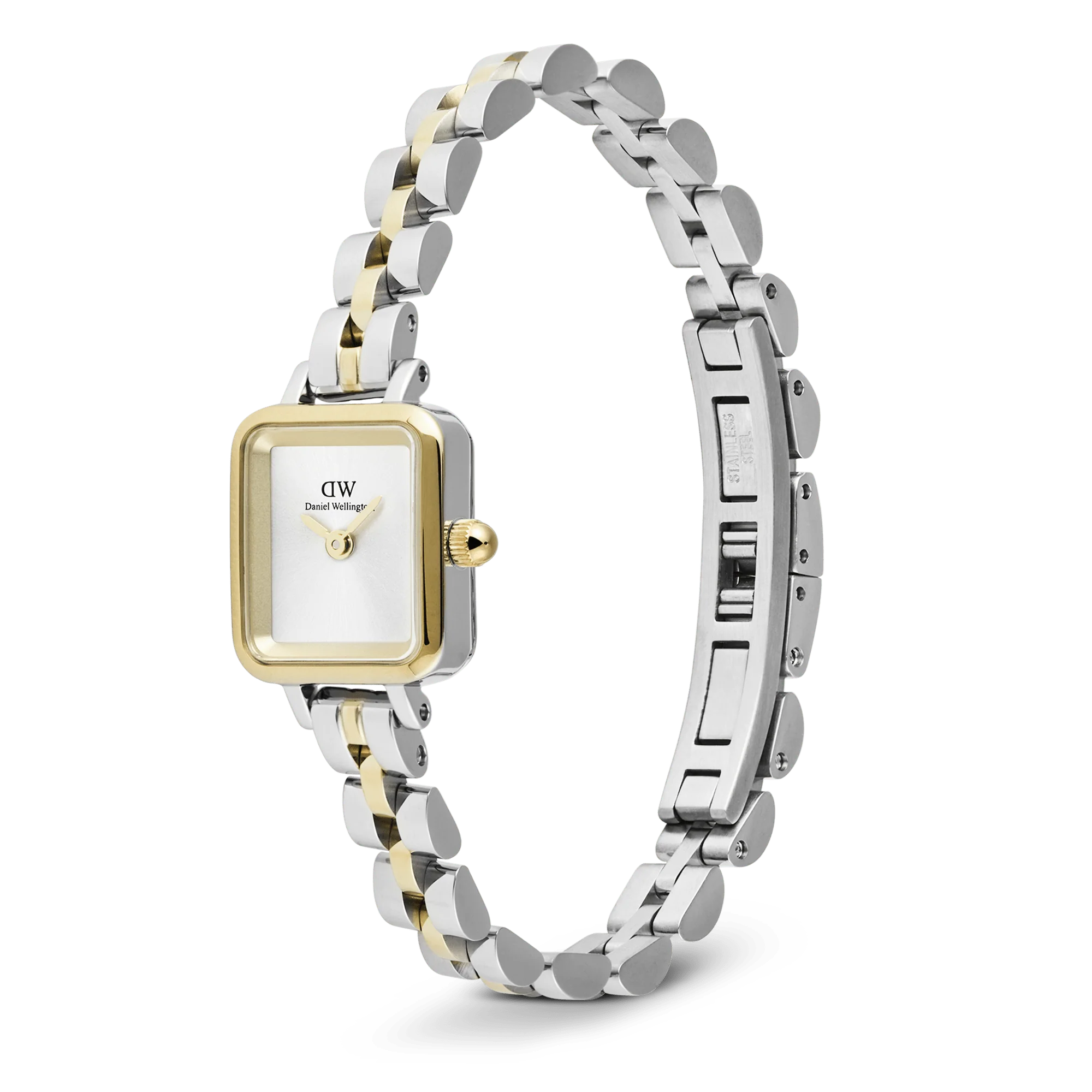 Daniel Wellington - Quadro Mini Arch 3-Link Two Tone Gold