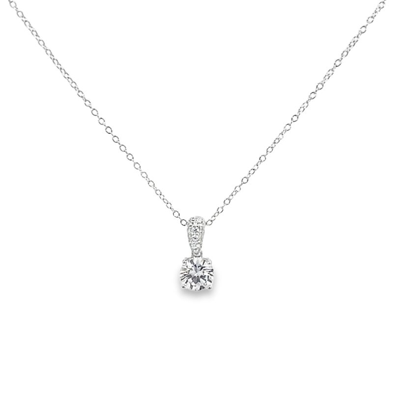 Zoe Austin - Sterling Silver CZ pendant