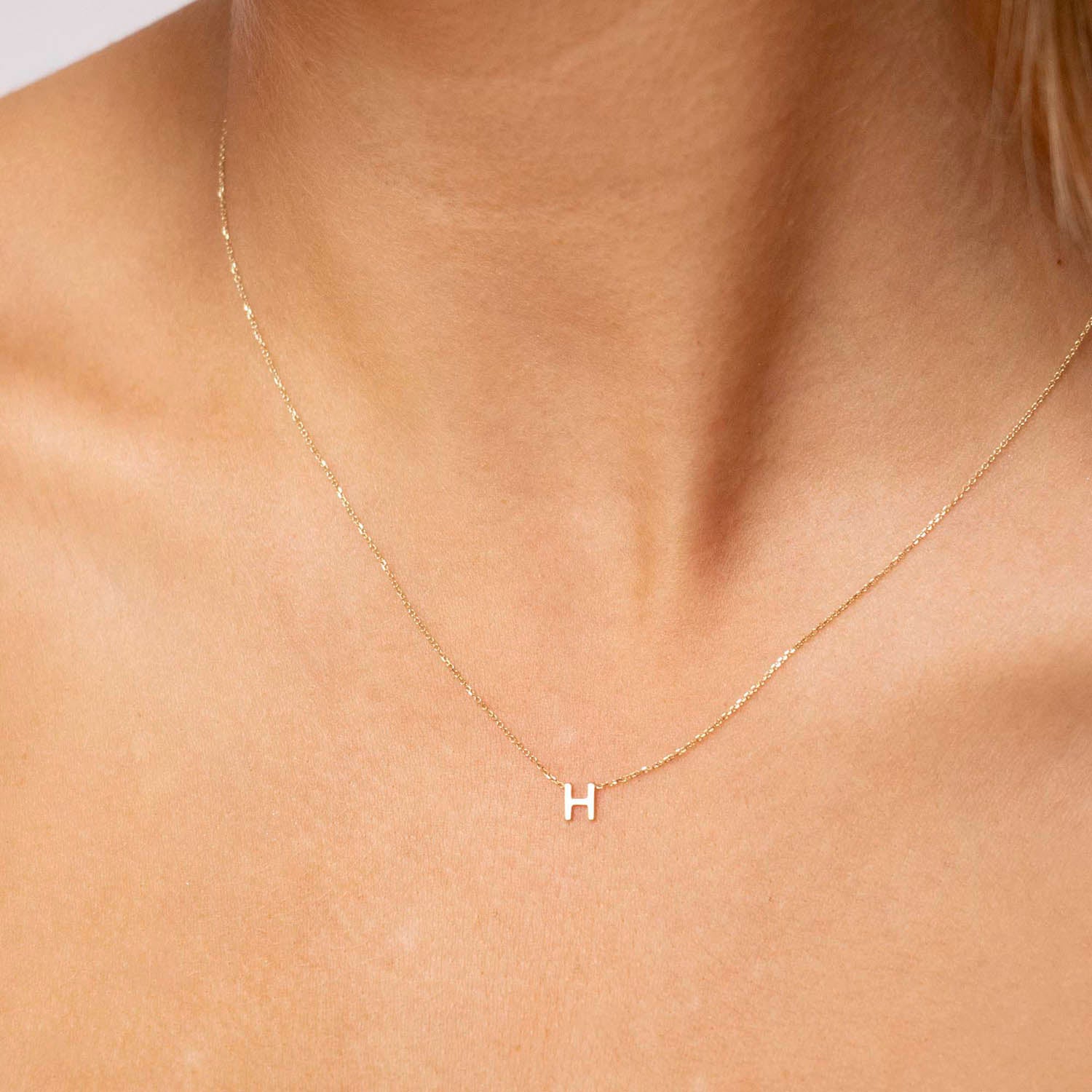 9ct Initial Necklace